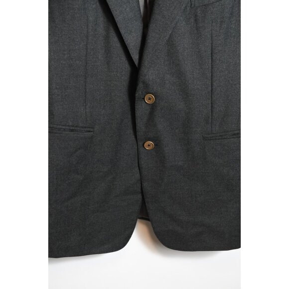 ERMENEGILDO ZEGNA Louis Boston Dark Gray Sport Coat Blazer Size 44R 100% Wool - Picture 3 of 12